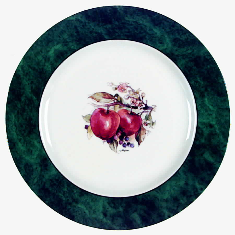 Scala Fruits Green Salad/Dessert Plate by Philippe Deshoulieres-1