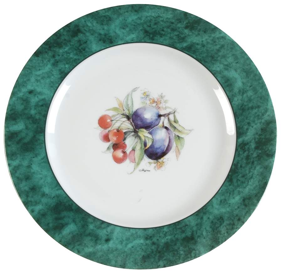 Scala Fruits Green Salad/Dessert Plate by Philippe Deshoulieres-1
