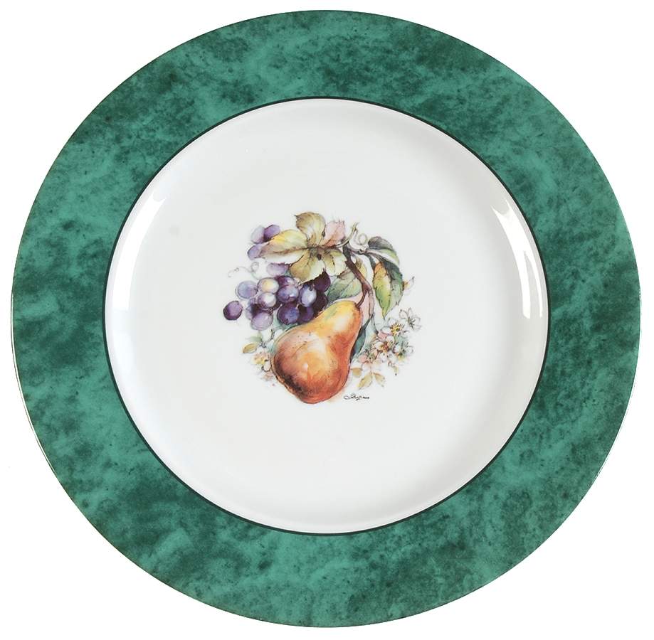 Scala Fruits Green Salad/Dessert Plate by Philippe Deshoulieres-1