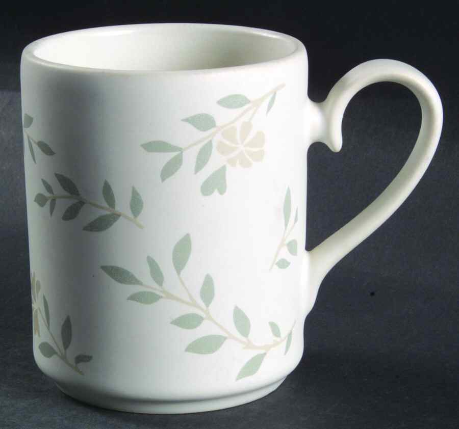 Sage Rye Flowers Mug by Dansk-1