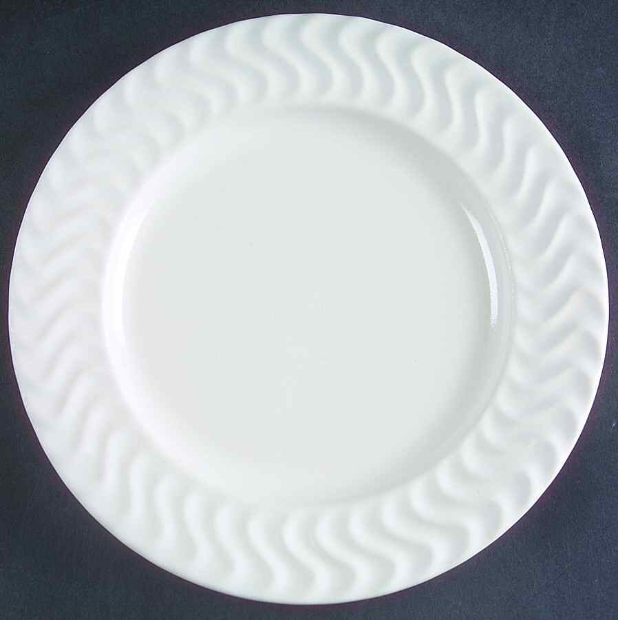 Tsunami White Salad Plate by Dansk-1
