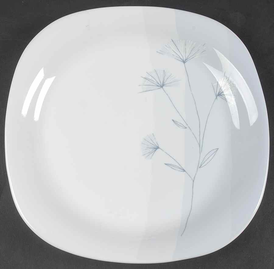 Blue Flora Square Salad Plate by Dansk-1
