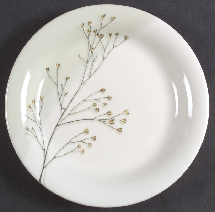 Green Flora Salad Plate by Dansk-1