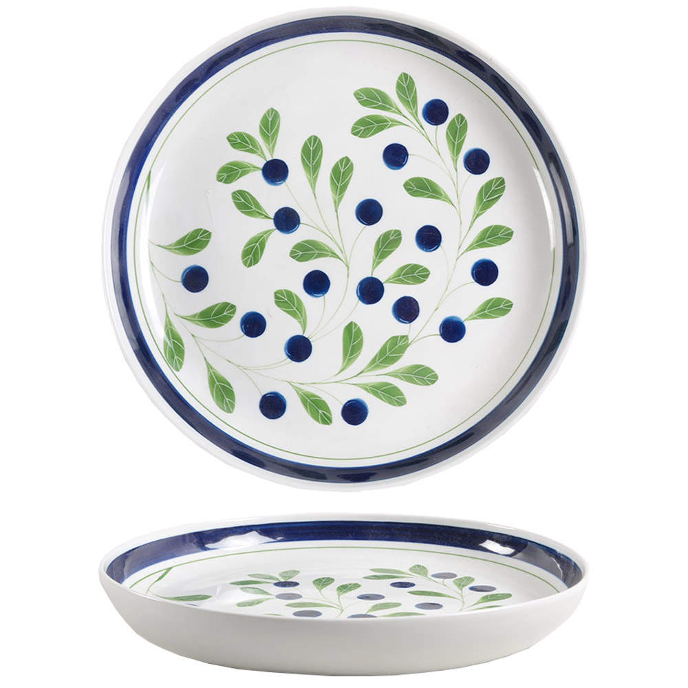 Berries 12" Deep Round Platter by Dansk-1