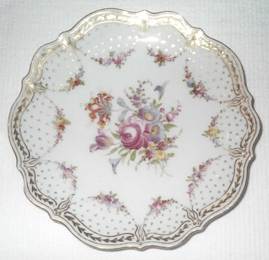 DRE34 Bread & Butter Plate by Dresden (German)-1