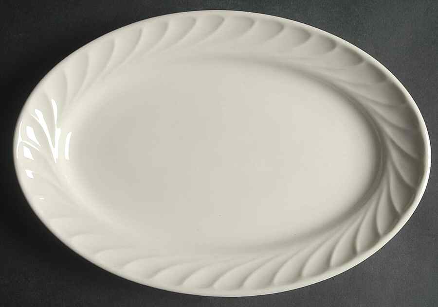 Milano 11" Oval Serving Platter by Delco-1