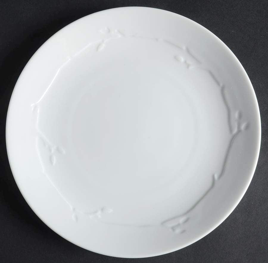 Wild Willow White Salad Plate by Dansk-1