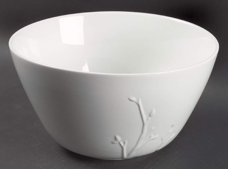 Wild Willow White 9" Pasta Serving Bowl by Dansk-1