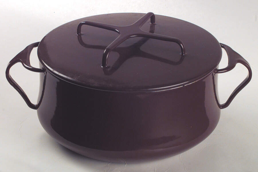 Kobenstyle Brown 2 Quart Metal Covered Casserole by Dansk-1