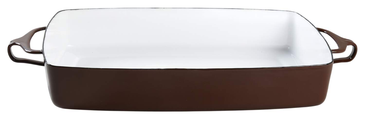 Kobenstyle Brown 14" Metal Rectangular Baker by Dansk-1