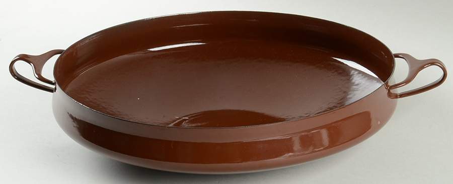 Kobenstyle Brown 13" Metal Buffet Server by Dansk-1