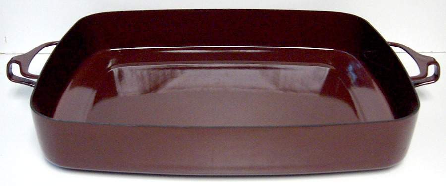 Kobenstyle Brown 14" Metal Rectangular Baker by Dansk-1