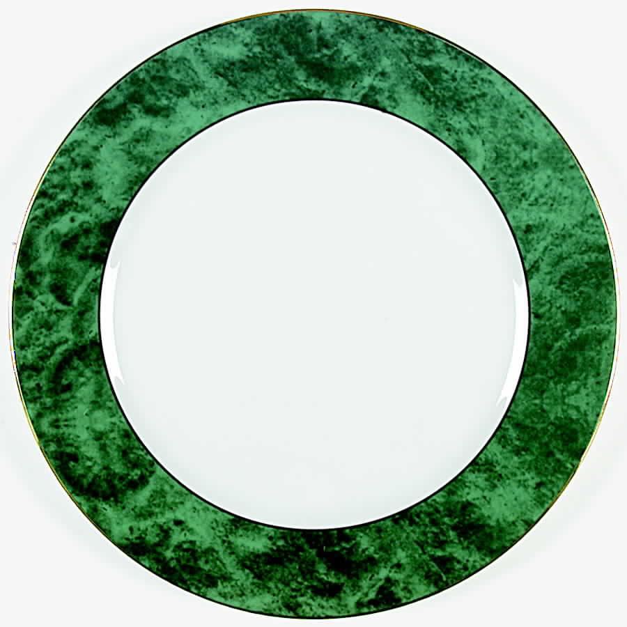 Indienne Vert Service Plate (Charger) by Philippe Deshoulieres-1