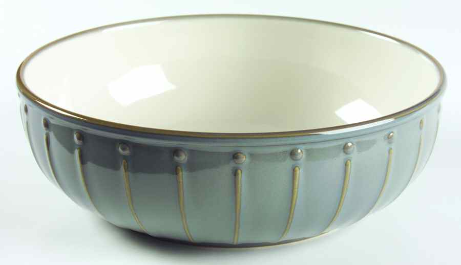 Reactic Slate (Gray) 10" Round Vegetable Bowl by Dansk-1