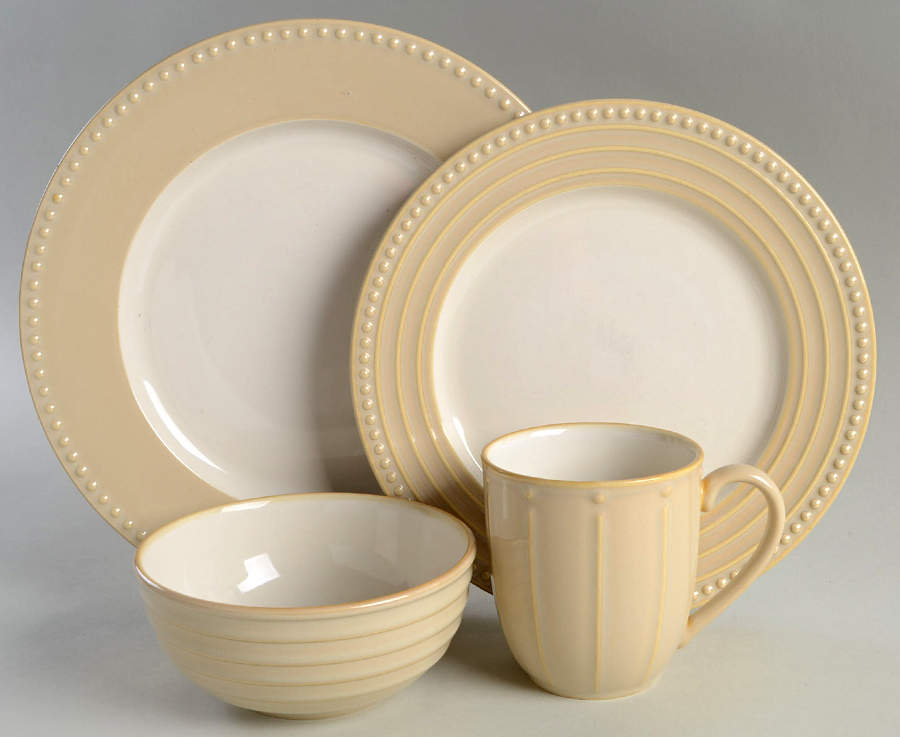 Reactic Khaki 4 Piece Place Setting by Dansk-1