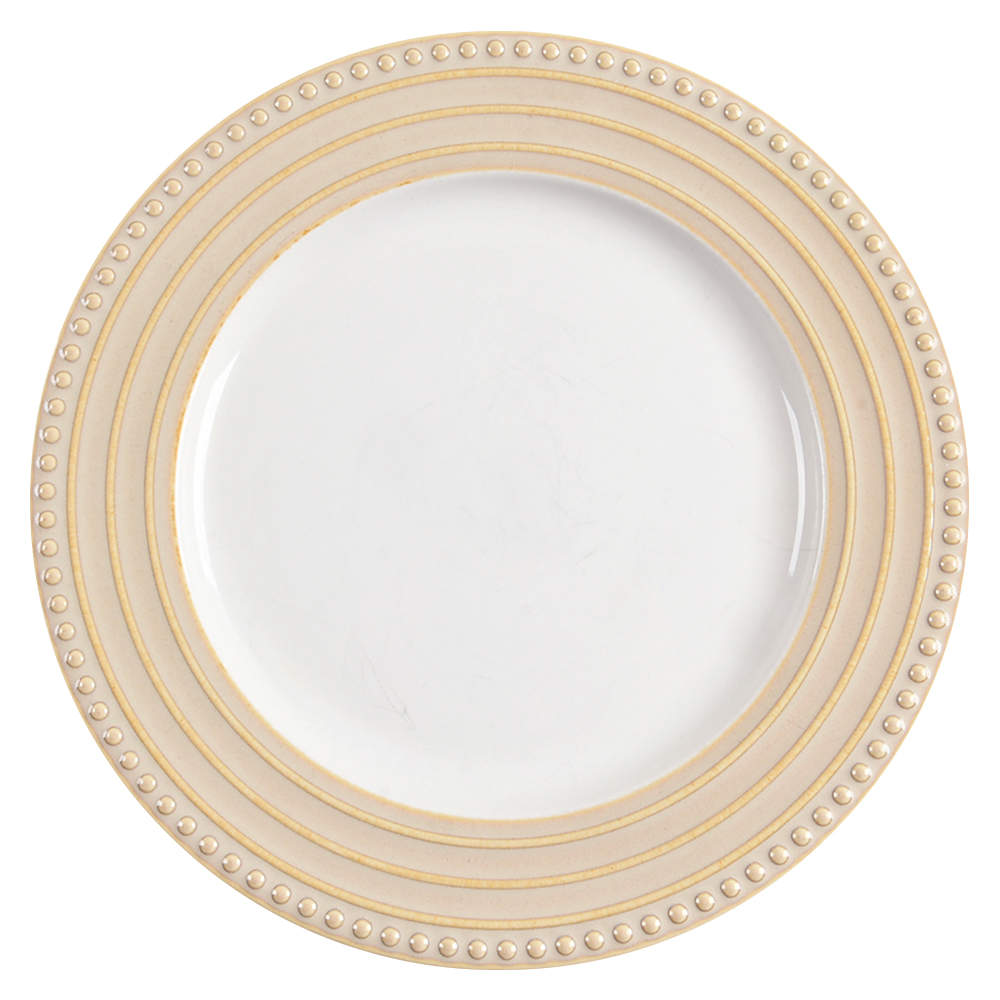 Reactic Khaki Salad Plate by Dansk-1