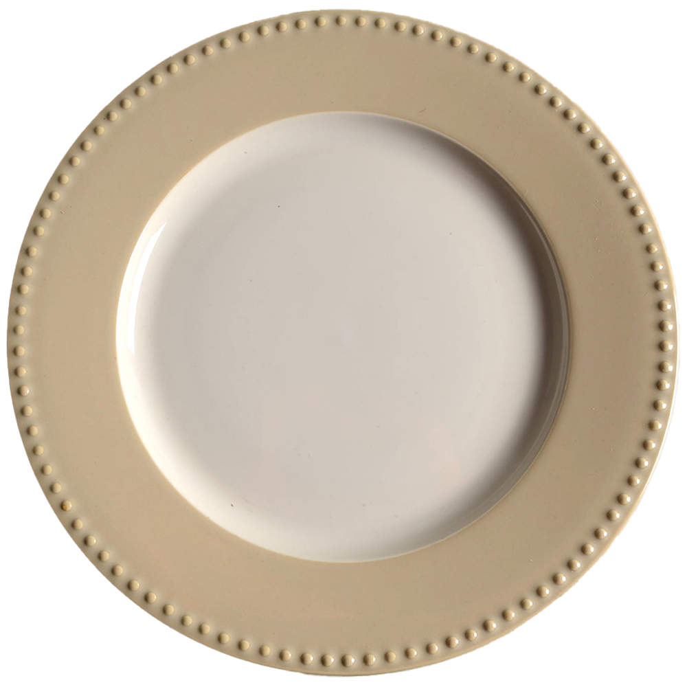 Reactic Khaki Dinner Plate by Dansk-1