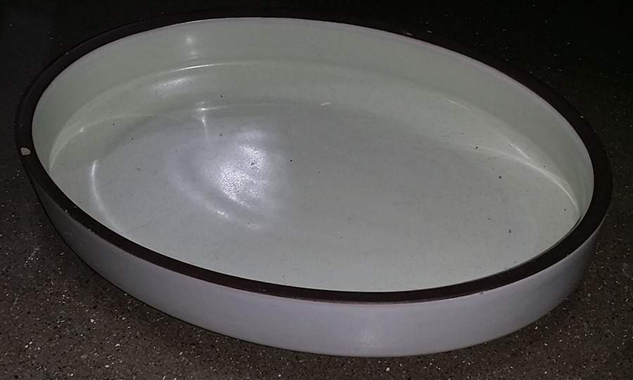 Summit (White) 10" Oval Vegetable Bowl by Denby-Langley-1