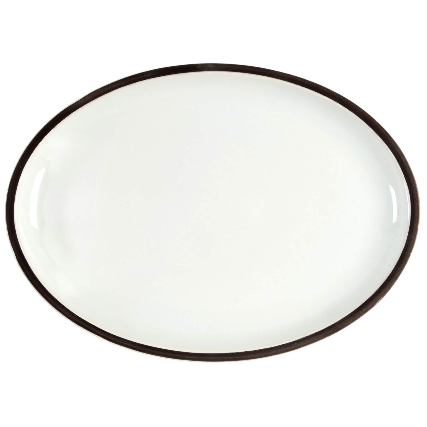 Summit (White) 11" Oval Serving Platter by Denby-Langley-1