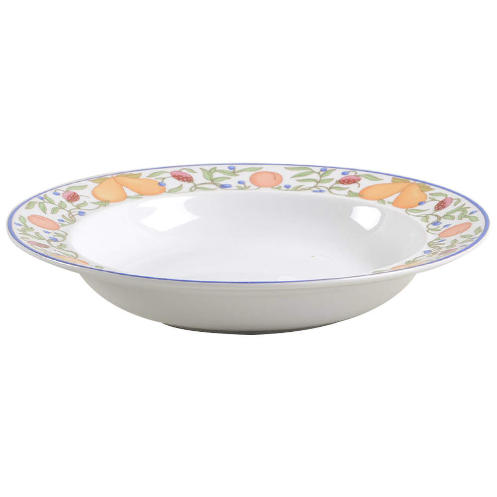 Fiance Fruits Rim Soup Bowl by Dansk-1