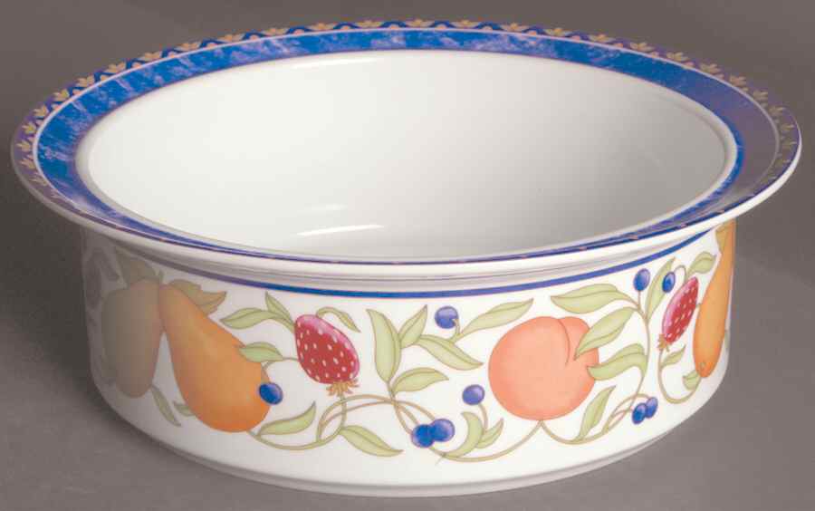 Fiance Fruits 9" Round Vegetable Bowl by Dansk-1