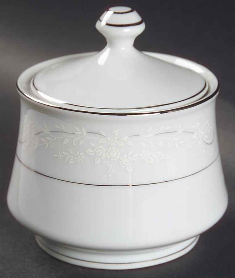 Florentine Sugar Bowl & Lid by Delux Japan-1
