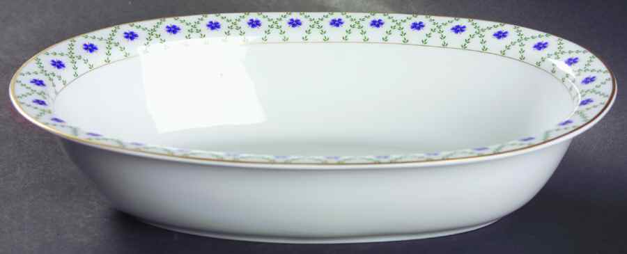 Barbizon 10" Oval Vegetable Bowl by Philippe Deshoulieres-1