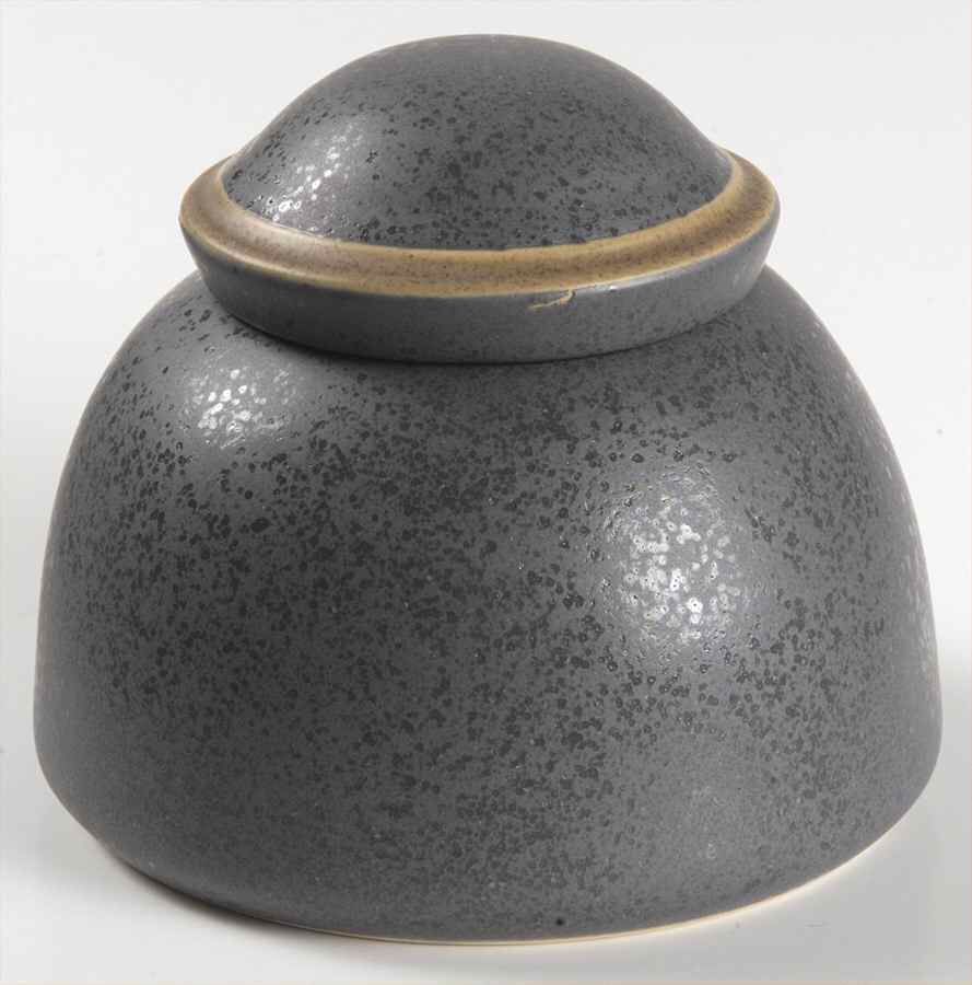 Santiago Grey Sugar Bowl & Lid by Dansk-1