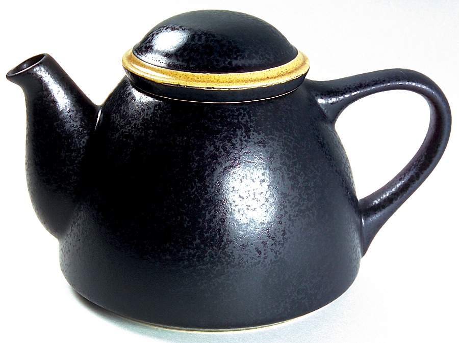 Santiago Black Teapot & Lid by Dansk-1