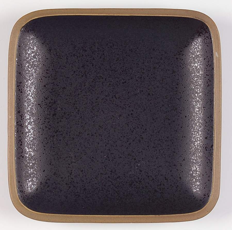 Santiago Black Square Salad Plate by Dansk-1