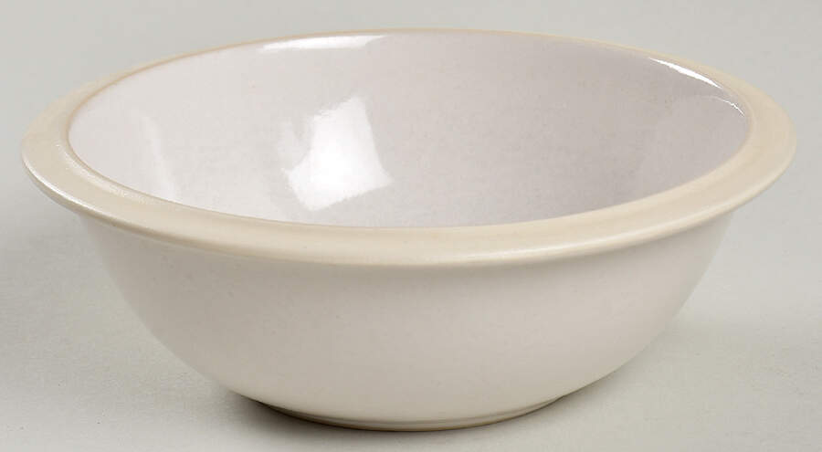 Arento White Rim Fruit/Dessert (Sauce) Bowl by Dansk-1