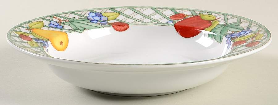 Nordic Fruit Large Rim Soup Bowl by Dansk-1