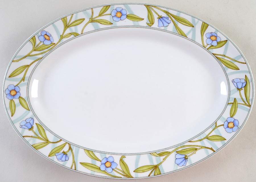 Alsace 14" Oval Serving Platter by Dansk-1