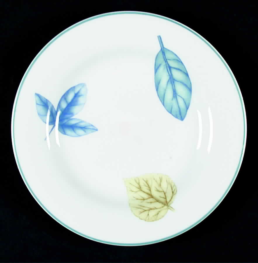 Foliage and Flowers (Non Marbled Rim) Bread & Butter Plate by Doulton & Co-1