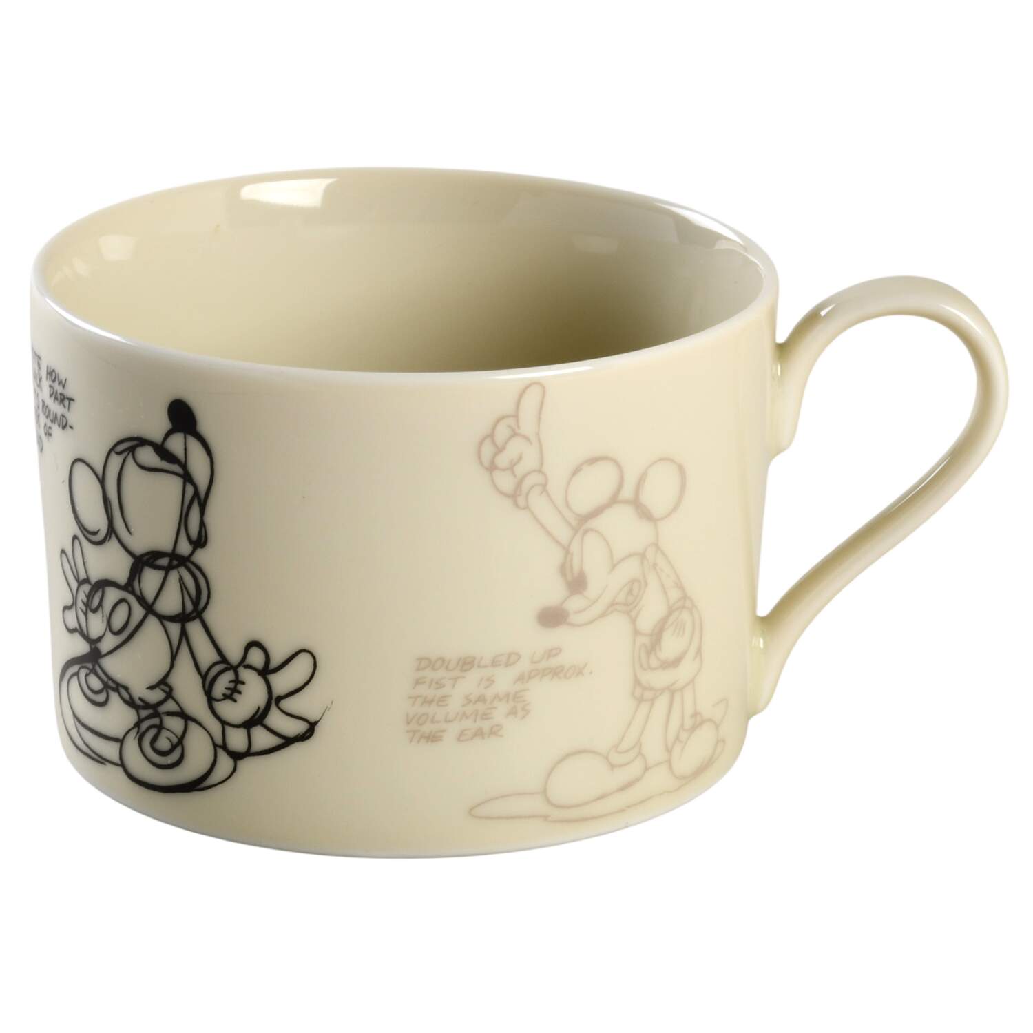 Mickey Mouse Sketch Flat Cup by Disney-1