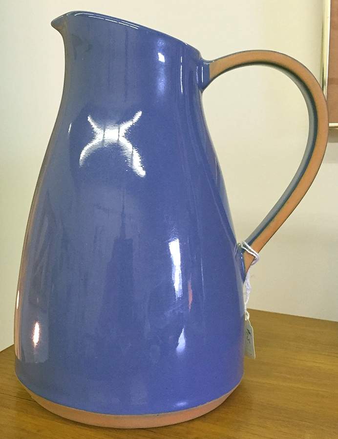 Villa Cobalt Blue Pitcher by Dansk-1