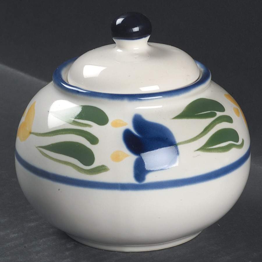 Tulip Sugar Bowl & Lid by Dansk-1