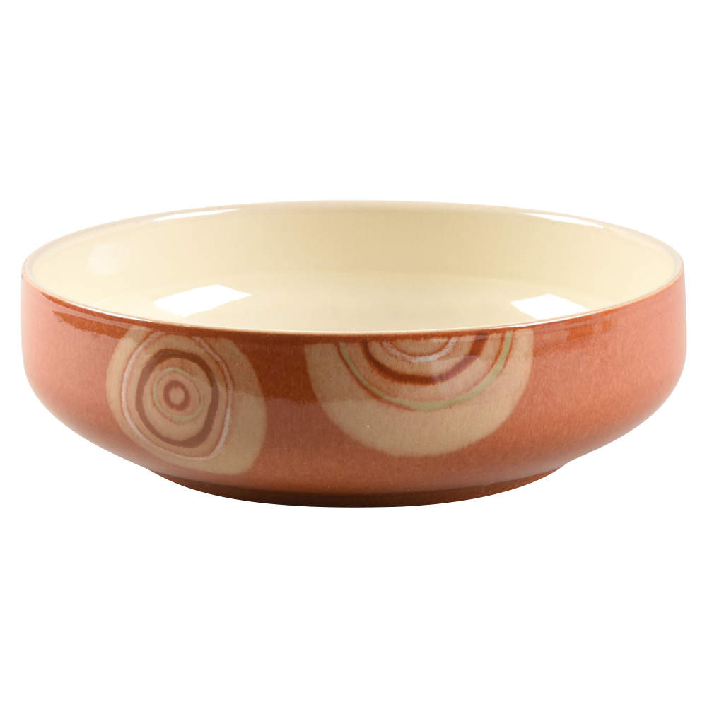Fire Chilli (With Swirl Design) 9" Pasta Serving Bowl by Denby-Langley-1