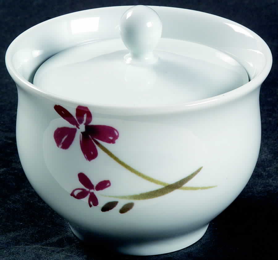 Lucy's Garden Sugar Bowl & Lid by Dansk-1
