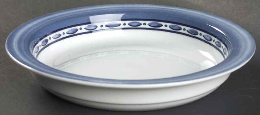 Belgian Blue Rim Soup Bowl by Dansk-1