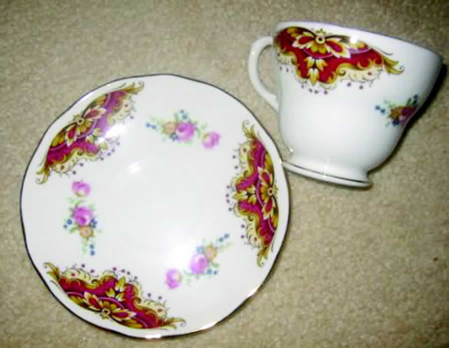 DUC26 Footed Cup & Saucer Set by Duchess-1