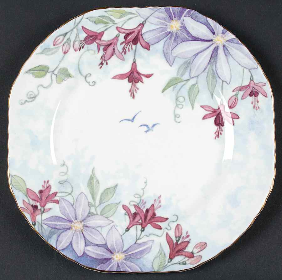 Country Garden Salad Plate by Duchess-1