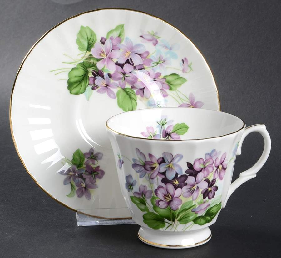 DUC27 Footed Cup & Saucer Set by Duchess-1