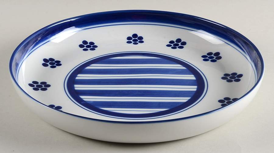 DAN81 13" Deep Round Platter by Dansk-1