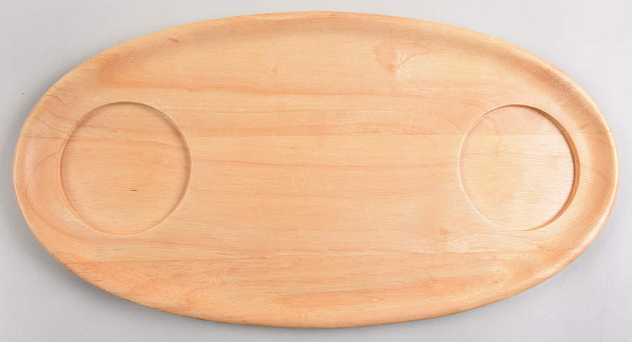 Holiday Harvest Wood Hostess Tray-No Bowls by Dansk-1