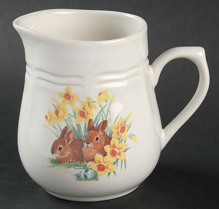 Daffodil Bunny Creamer by Domestications-1