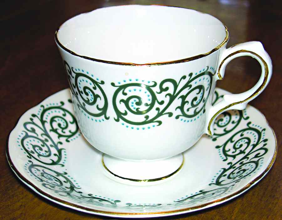 Sherwood Footed Cup & Saucer Set by Duchess-1