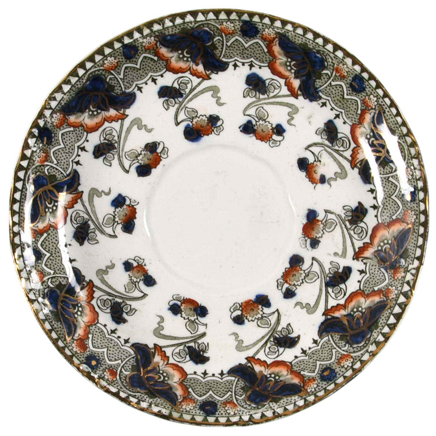 Perfecto Green Multicolor Saucer by Dunn Bennett-1