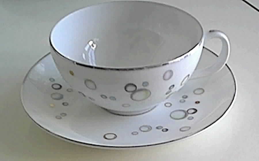 DWF3 Footed Cup & Saucer Set by DW (Japan)-1