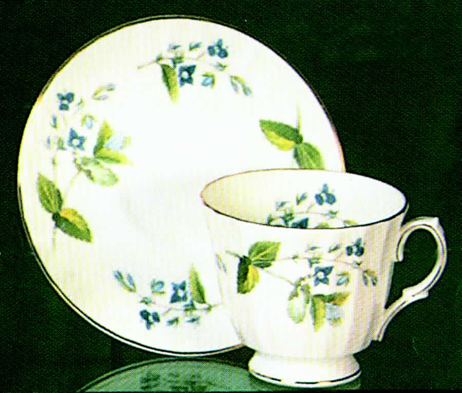 Wayside Footed Cup & Saucer Set by Duchess-1